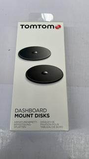 TomTom Sat Nav Adhesive Dashboard Mount Disks for All Sat Nav Models ,Black