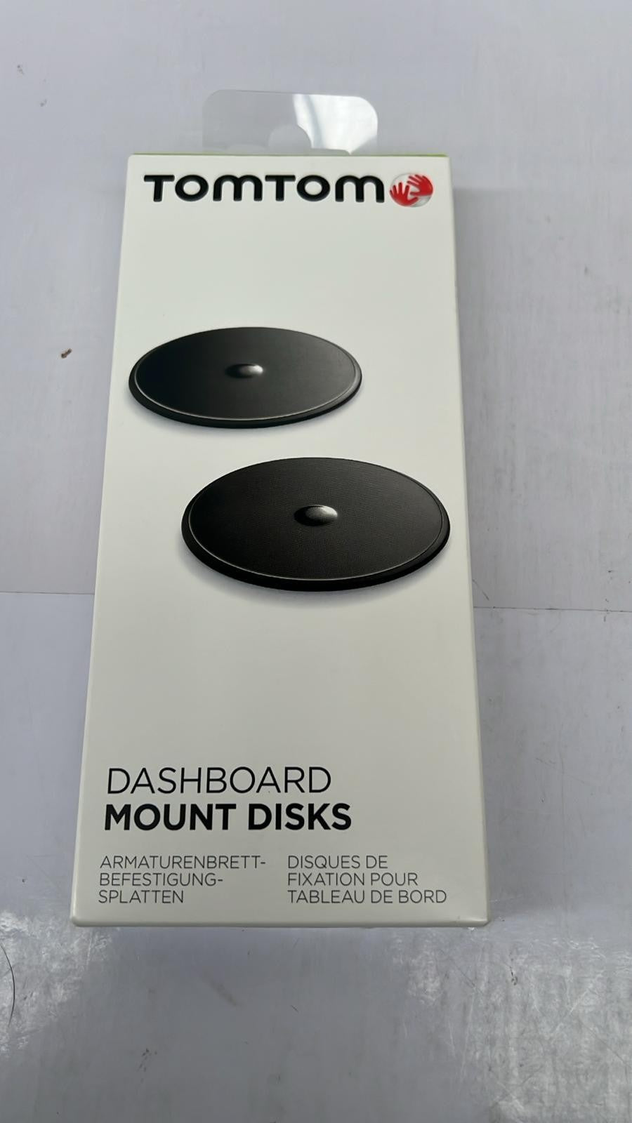 TomTom Sat Nav Adhesive Dashboard Mount Disks for All Sat Nav Models ,Black