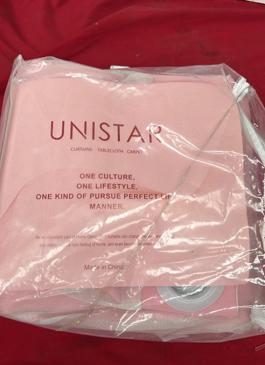 Unistar 2 Panels Stars Blackout Curtains for Bedroom Girls Kids Baby Window