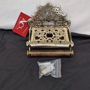 Assorted Collections Toilet Paper Holder – Solid Brass Victorian Style