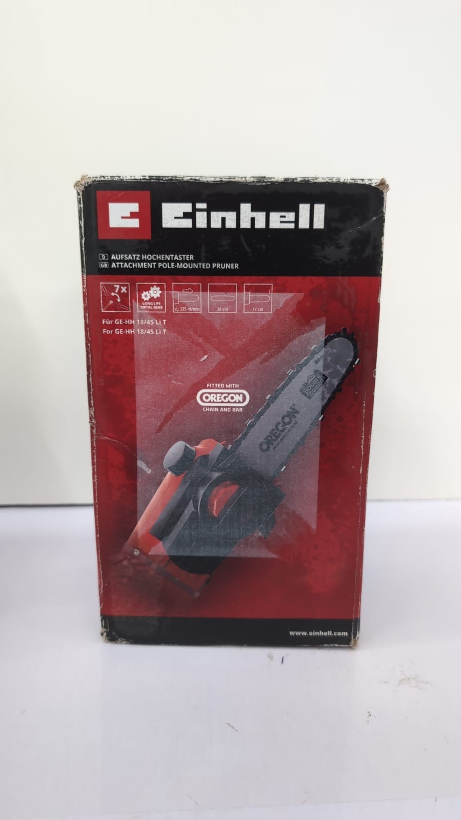 Einhell pole pruner attachment (no battery or pole mounting included)