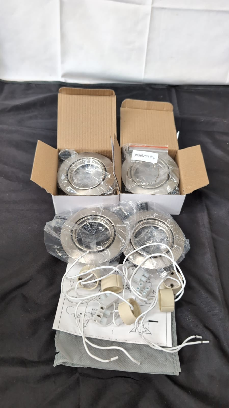 LED Ceiling Recessed Downlights 5 Pack,GU10 Spotlights Fitting