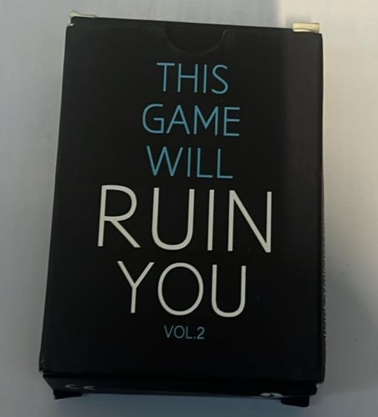 This Game Will Ruin You Vol 2 - Card Games for Adults & Hen Parties