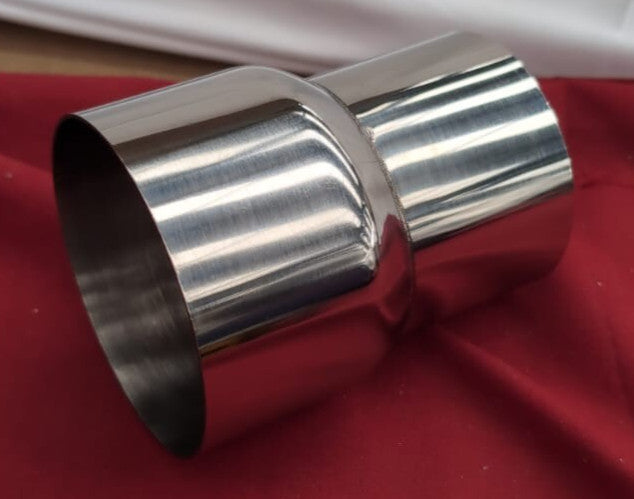2.5" ID to 3" ID Stainless Steel Car Exhaust Pipe Adapter Reducer Replacement