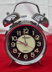 Alarm Clock for Heavy Sleepers, Twin Bell Retro Design, Silent Non-Ticking