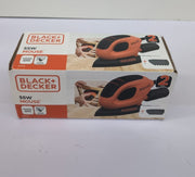 BLACK+DECKER Mouse 55W Detail Sander with  Sanding Sheets, (Used)