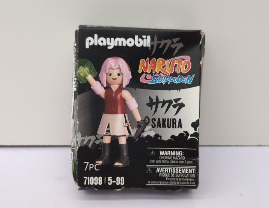 Playmobil 71098 Naruto Sakura Figure Set, Naruto Shippuden Anime (box damaged)