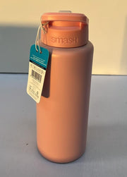 Smash Stainless Steel Reusable 1 litre water bottle - Peach (Cosmetic Marks)