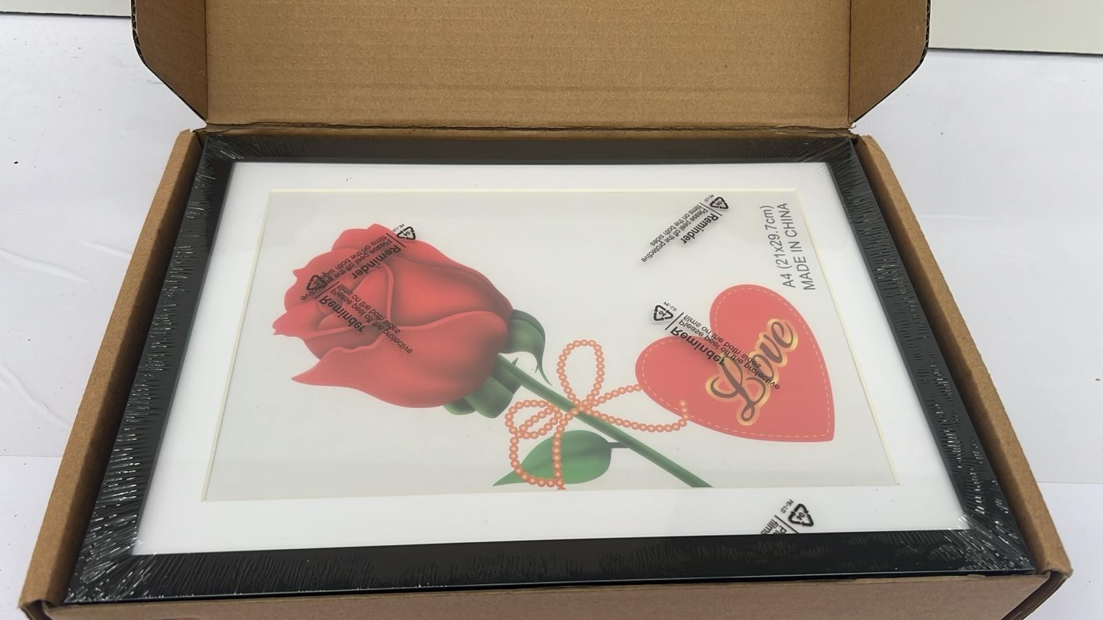 Classic Design Black A4 Picture, Certificates  Frame
