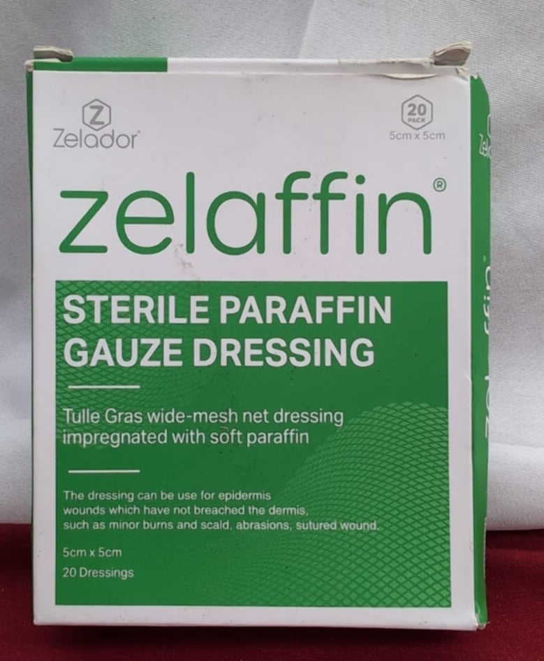 Paraffin Gauze Tulle Gras Wide-mesh net Dressing impregnated (packaging damaged)