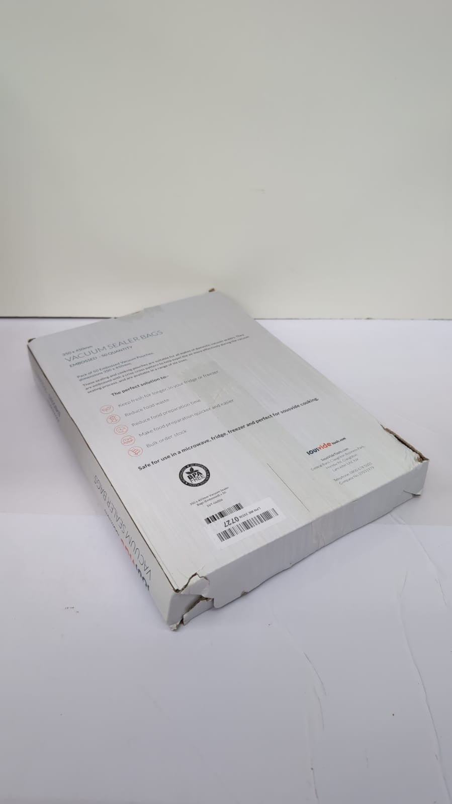 SousVideTools | Vacuum Sealer Bags | Pack of 50 35cm x 45cm (packaging damaged)