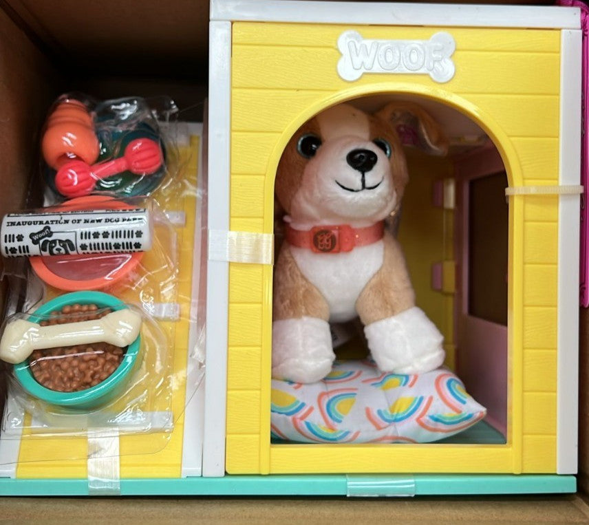 Glitter Girls – Dog House Playset-plush Puppy Chihuahua – 14-inch