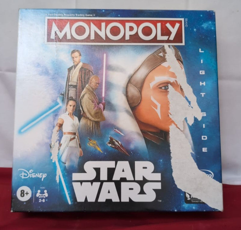 Monopoly: Star Wars Light Side Edition Board, Jedi Game (box damaged)