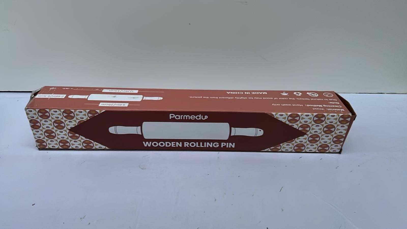 PARMEDU Classic Mini Wooden Rolling Pin