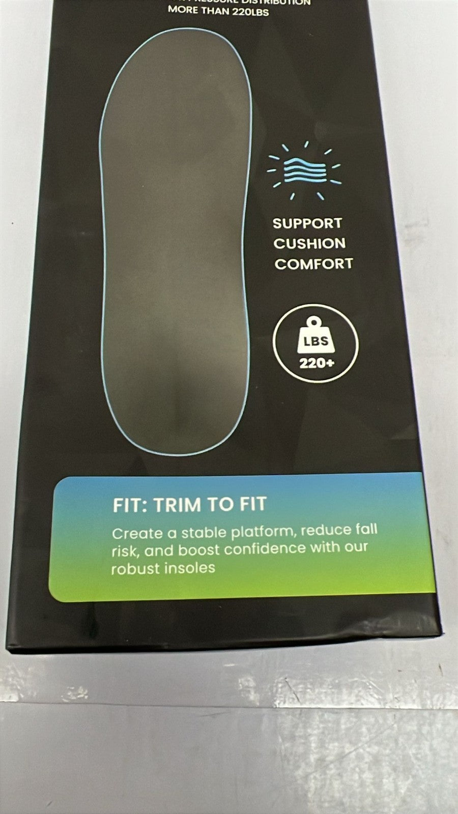 Welnove Relief Insoles - High Arch Support XL