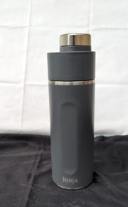 Ninja Thirsti 18oz Travel Water Bottle,18oz,Charcoal Gray(USED)