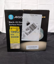 Aigostar Ultra-Thin 18W Round Surface Mounted LED Ceiling Lights, 1980Lumen