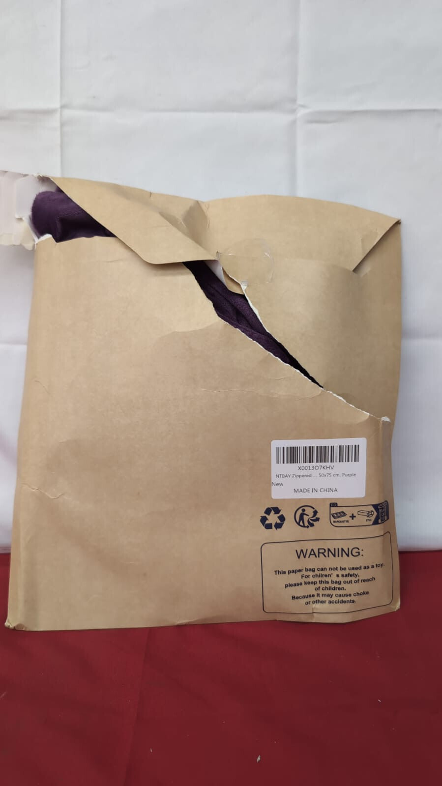 NTBAY 2 Pack Zippered Satin Pillow Cases for Hair and Skin,(packaging damaged)