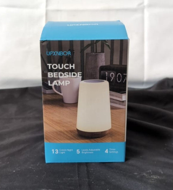 UPXNBOR Night Light, LED Touch Bedside Table Lamp  Dimmable 13 RGB Colours