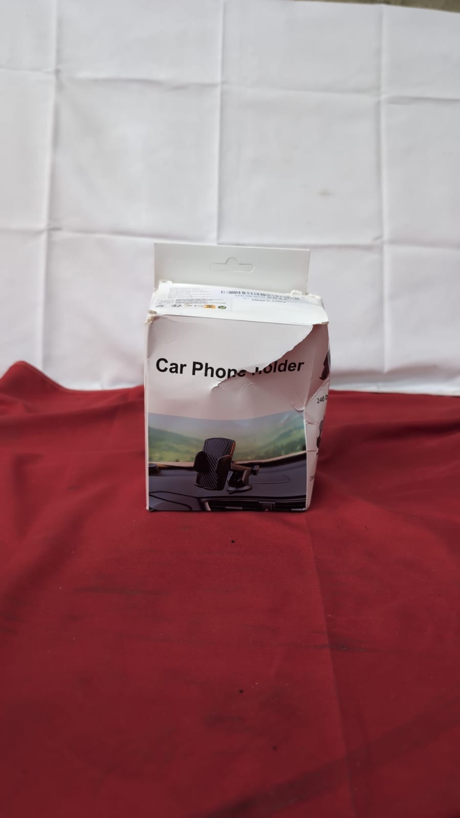 Car Phone Holder, Ultra Strong Suction Mobile for Dashboard (box damaged)