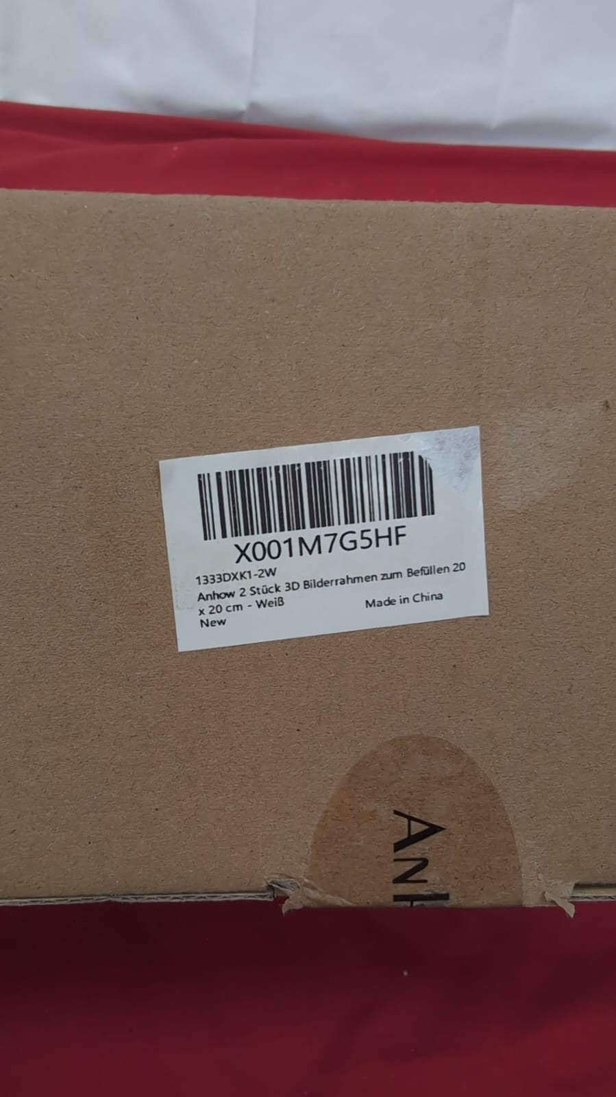 3D Photo Frame Fill in Deep for Objects Up to (2 pack - 20cm x 20cm)