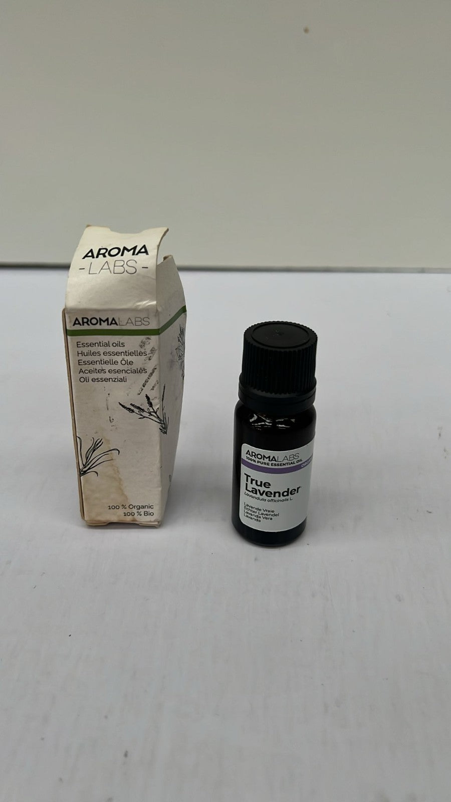 BIO True Lavender Essential Oil  5mL 100% Pure,Natural, AROMA LABS (box damaged)