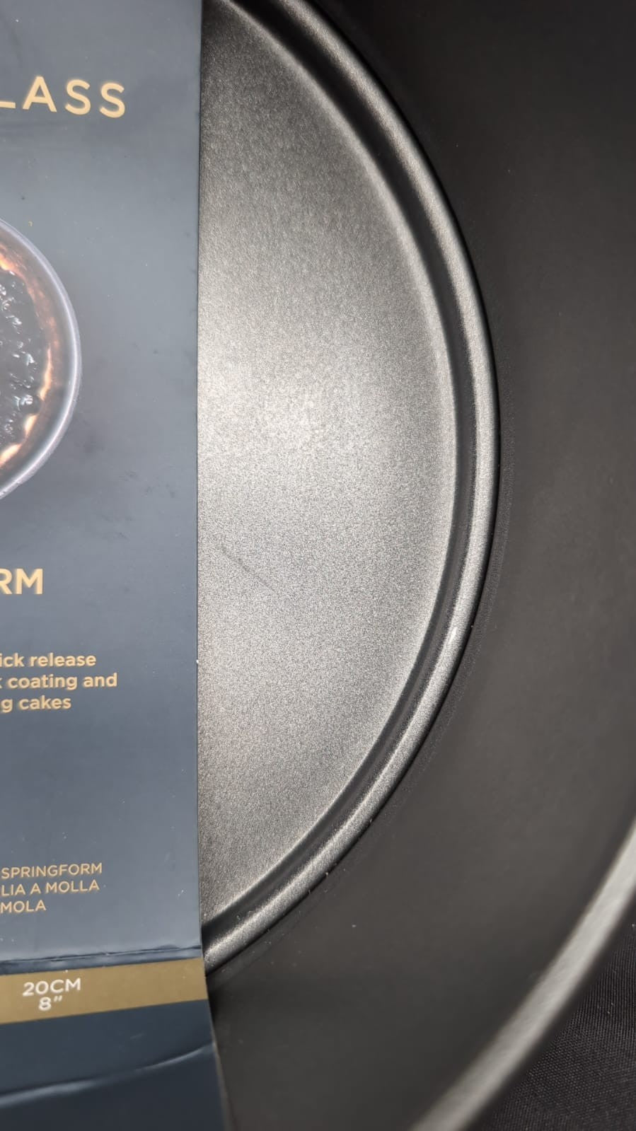 MasterClass 8"Springform Cake Tin Non Stick, (packagingdamaged  small scratch)