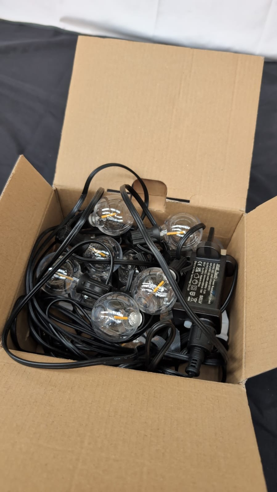 Ollny Festoon Lights Outdoor Garden 10m, String Lights  15+1 (BOX  DAMAGED)