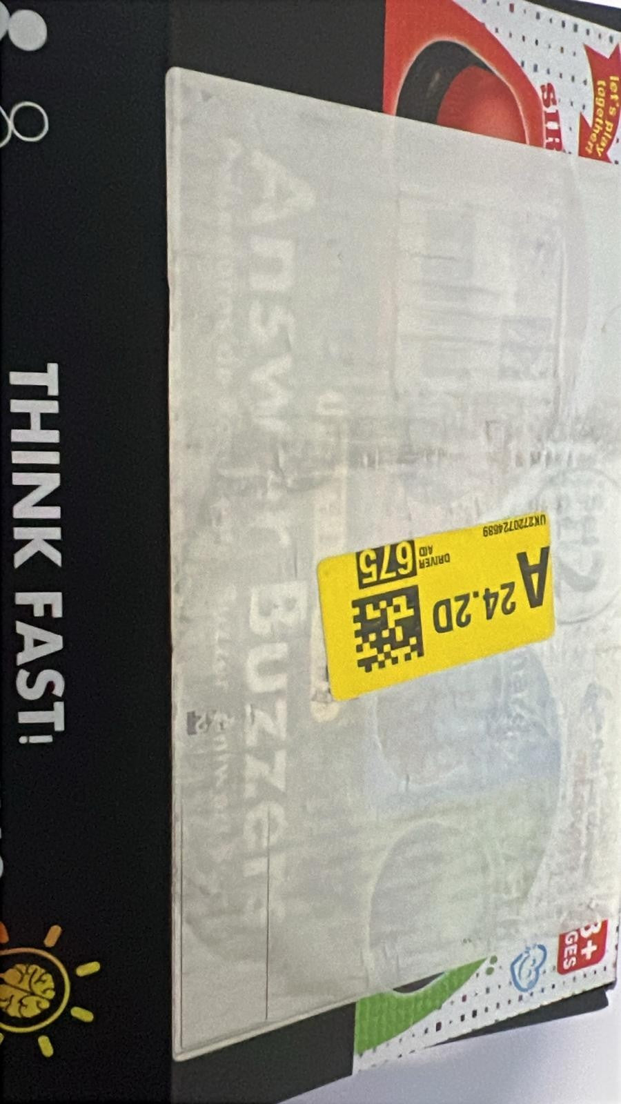 2-Pack Answer Buzzers With Lights and Sound for Classroom, Trivia Games, Family