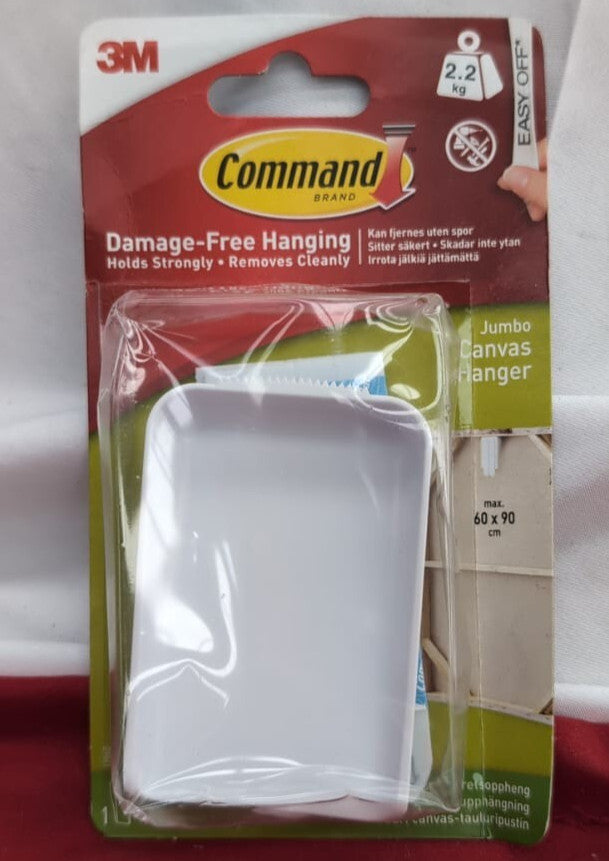 Jumbo Adhesive Canvas Picture Hanger