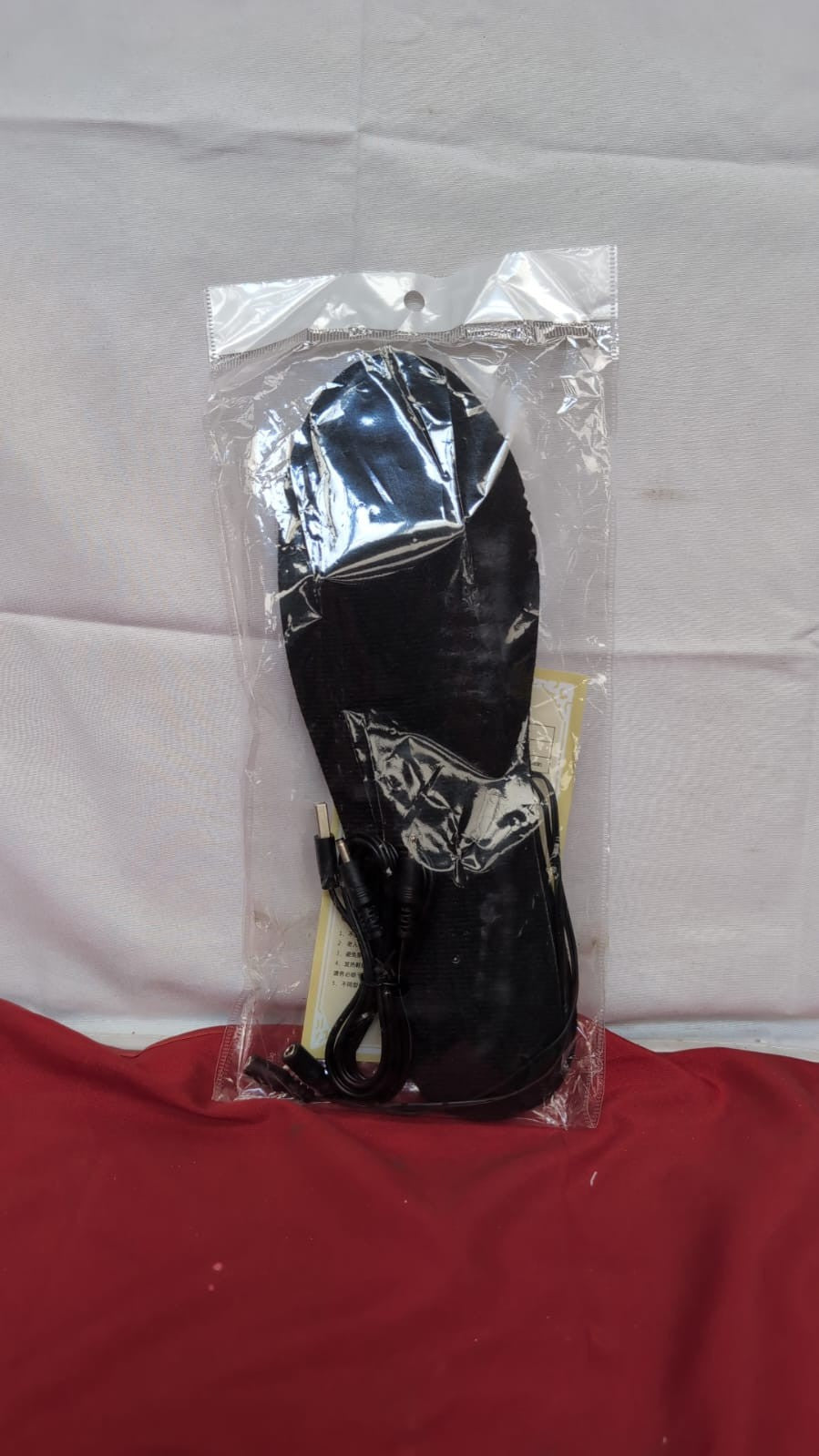 Beavorty Heated Insoles - 1 Pair Women's Heated Shoe Inserts, Fiber Battery