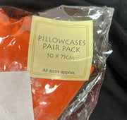 Pillowcases, 2 pieces, 70 x 50cm Orange