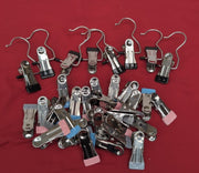 Clip Clothespin Hanging Travel Hook   (8 with hooks, 25 without, 33 pack all)