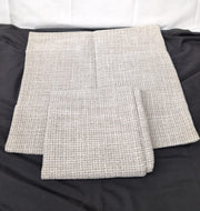 Cushion Covers Set of 2 Linen Decorative Square Pillowcases Covers 40x40cm Beige
