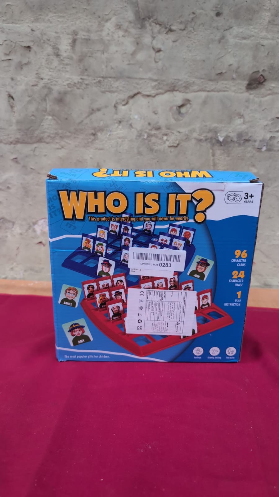 Guess Who Game for Kids and Adults, Guess Who Is It (BOX DAMAGED)