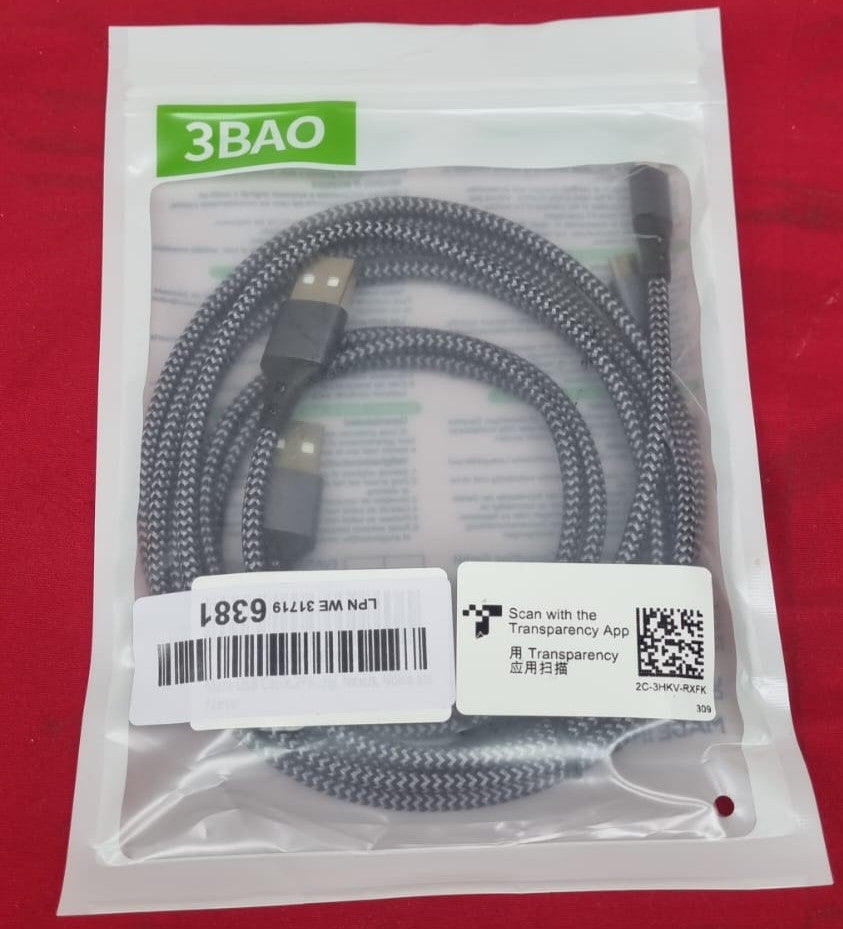 USB C Charger Cable 2Pack to Fast Lead Braided for Samsung Galaxy S22 S21 S20,