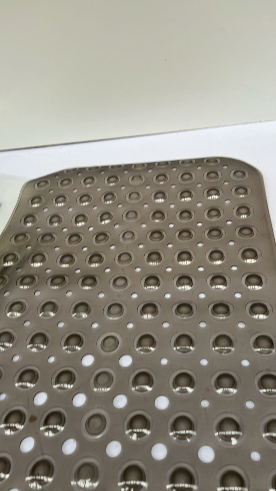 Bath Mat 100x40cm - Non-Slip Anti-Mould with Suction Cups and Drain Holes