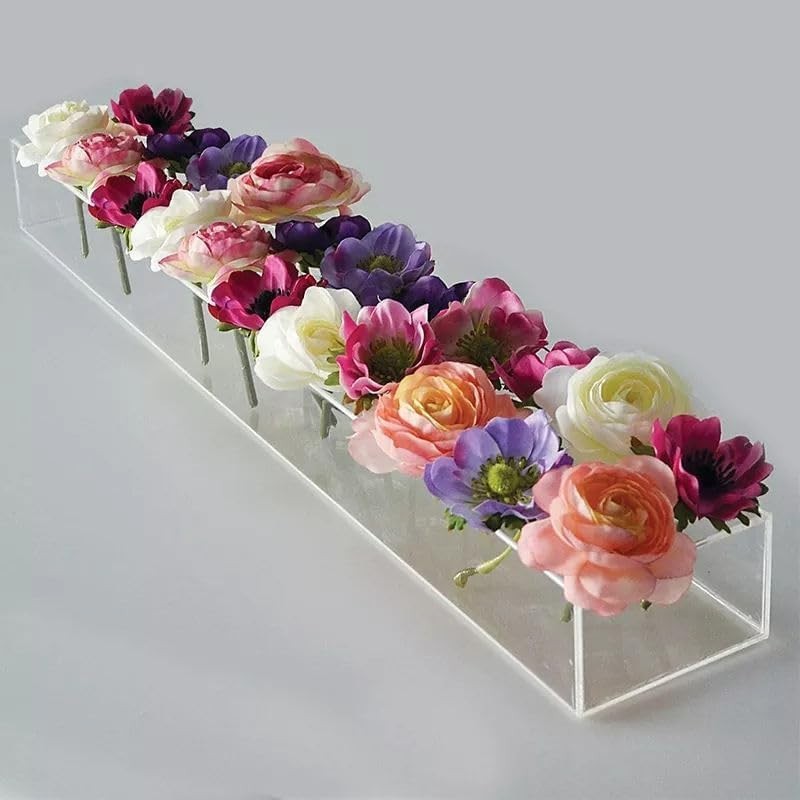 Premium Quality Luxury Acrylic Flower Vase Centerpiece for Dining Table