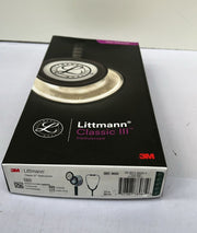 3M Littmann Classic III Monitoring Stethoscope, Black Tube, 27 inch, 5620