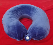 Adult Cozy Soft Microfiber Neck Pillow for Travel – Compact, Machine Washable