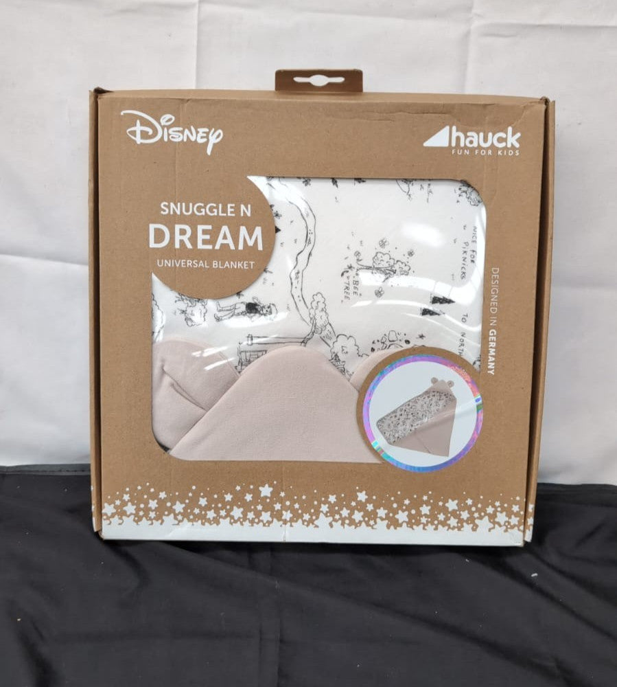 hauck Snuggle N Dream, Disney Winnie the Pooh Beige - Cotton Baby Blanket