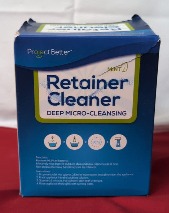 Project Better Retainer Cleaner Deep Micro-cleansing Mint (packaging damaged)