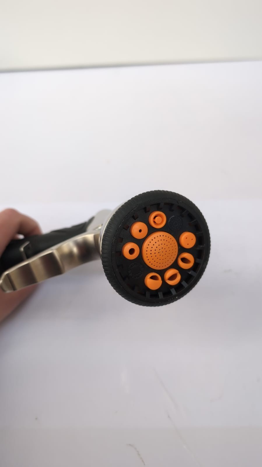 Garden Hose Spray Gun with Adjustable Patterns, 100% Heavy Duty Metal (No Box)