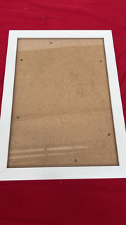 Picture Frames, 32x24 cm Photo Frame,Real Glass & Wood, WHITE