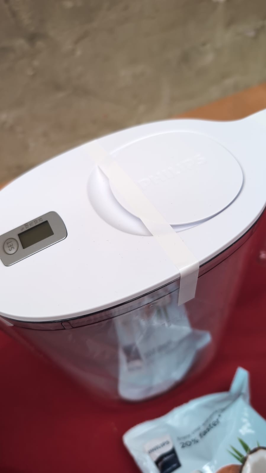 Philips Water XL Filter Jug +3  Replacement Filter  ( no original packaging)