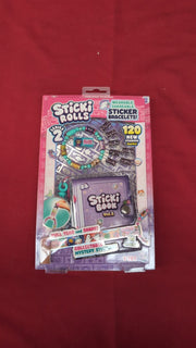 Sticky Rolls Series2 Sticker Book Set w/Wearable Bracelet,(box damaged)