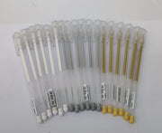 Gold Silver White Gel Pen 18-Pack