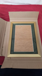Simpson Range Gold,With  Green Mount for A4 ,Fitted with Real Glass