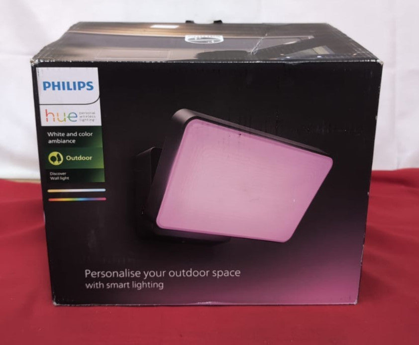 Philips Hue White & Colour Ambiance Discover Outdoor Floodlight, Smart Outdoor