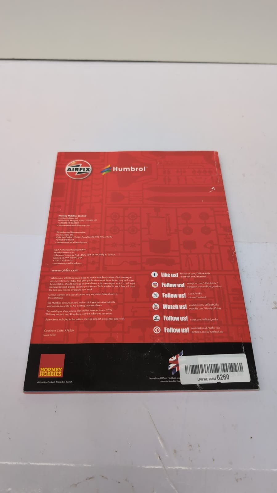 Airfix A78204 Airfix 2024 Catalogue Acessories Plastic model kits(cover damaged)
